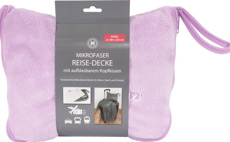 Microfaserdecke sortiert Polyester B/L: ca. 80x120 cm