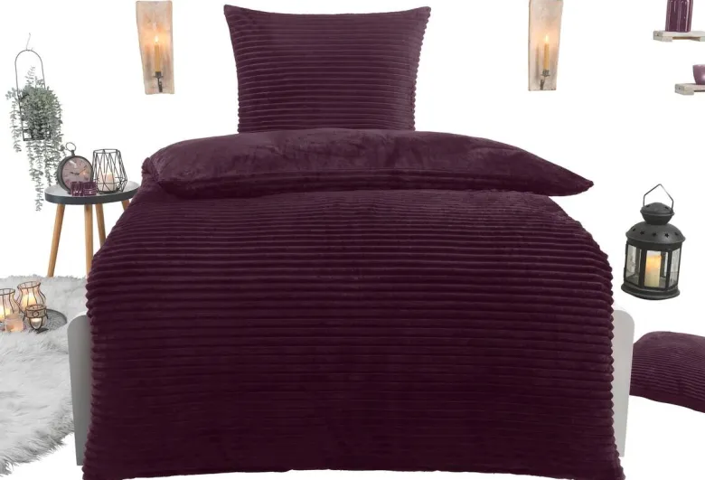 Microfaser Wende Bettwäsche Cashmere touch