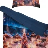 Microfaser Wende Bettwäsche Flanell Multi Polyester B/L: ca. 135x200 cm