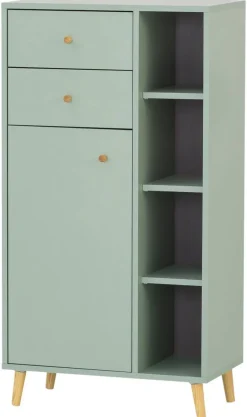 Midischrank Bjarne Pistazie B/H/T: ca. 60,2x113,4x33 cm