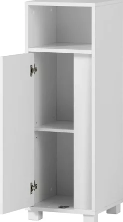 Midischrank Dex weiß matt B/H/T: ca. 32,6x95,6x33 cm