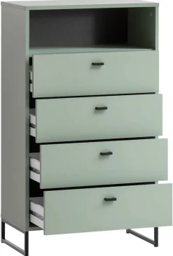 Midischrank Janne Pistazie B/H/T: ca. 60,2x103,9x33 cm