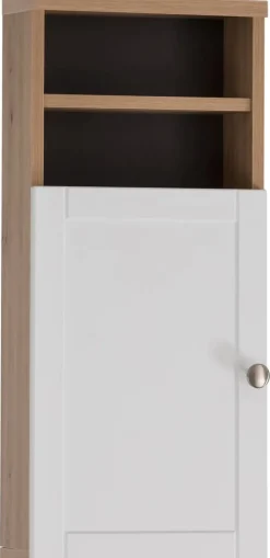 Midischrank Jesper Eiche Artisan Nachbildung weiß matt B/H/T: ca. 30,3x70x25,4 cm
