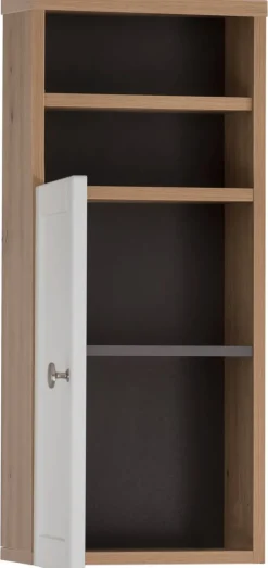 Midischrank Jesper Eiche Artisan Nachbildung weiß matt B/H/T: ca. 30,3x70x25,4 cm