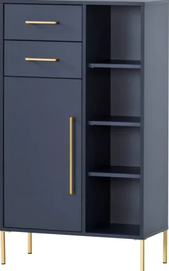 Midischrank Kent dunkelblau B/H/T: ca. 67,1x117,4x33,1 cm