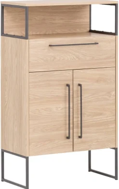 Midischrank Limone Eiche hell Nachbildung B/H/T: ca. 65,2x112,5x33,1 cm