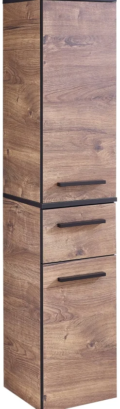 Midischrank Quickset 374 Eiche Ribeck Nachbildung B/H/T: ca. 30x143,7x33 cm