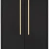 Midischrank Sarah schwarz B/H/T: ca. 46,2x154,7x30,1 cm