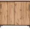 Midischrank Serie 2000 Eiche Landhaus Nachbildung B/H/T: ca. 100,1x96,6x41 cm