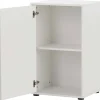 Midischrank Serie 400 perlweiß Optik B/H/T: ca. 50,9x83,6x41 cm