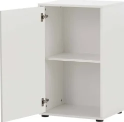 Midischrank Serie 400 perlweiß Optik B/H/T: ca. 50,9x83,6x41 cm