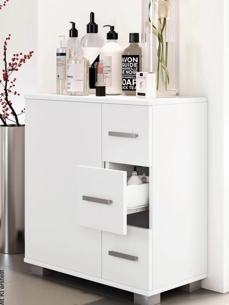 Midischrank Zalo weiß B/H/T: ca. 60x65x30 cm