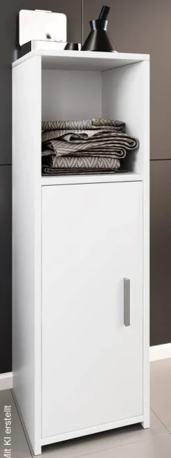 Midischrank Zalo weiß B/H/T: ca. 30x95x30 cm