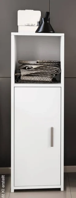 Midischrank Zalo weiß B/H/T: ca. 30x95x30 cm