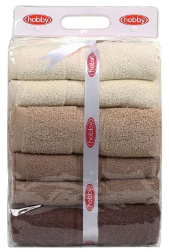 Mijolnir Frottier-Set beige Baumwolle B/L: ca. 70x140 cm