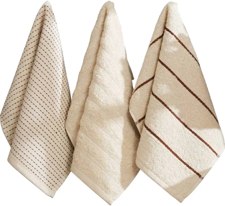 Mijolnir Frottier-Set beige Baumwolle B/L: ca. 30x50 cm