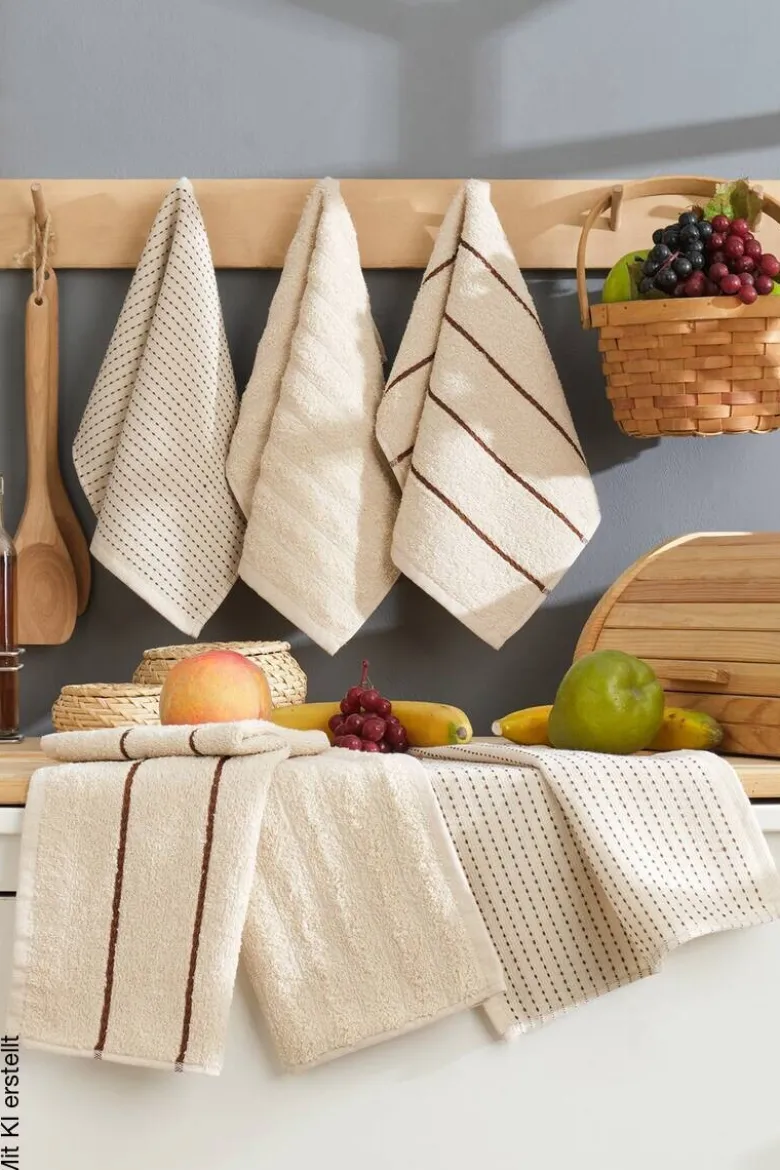 Mijolnir Frottier-Set beige Baumwolle B/L: ca. 30x50 cm