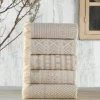 Mijolnir Frottier-Set beige Baumwolle (recycelt) B/L: ca. 38x68 cm