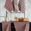 Mijolnir Frottier-Set bordeauxrot Baumwolle B/L: ca. 38x65 cm