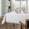 Milano Abwaschbarer Tischbelag Vintage weiß B: ca. 140 cm