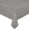 Milano Abwaschbarer Tischbelag Pusteblume silber B: ca. 140 cm