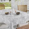 Milano Abwaschbarer Tischbelag Marmor hellgrau B: ca. 140 cm