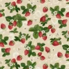 Milano Abwaschbarer Tischbelag Erdbeeren rot B: ca. 140 cm