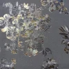 Milano Abwaschbarer Tischbelag Satomi Blume silber B: ca. 140 cm