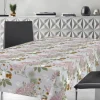 Milano Abwaschbarer Tischbelag Frühjahrsblume rosé B: ca. 140 cm