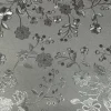 Milano Abwaschbarer Tischbelag Sakura silber B: ca. 140 cm