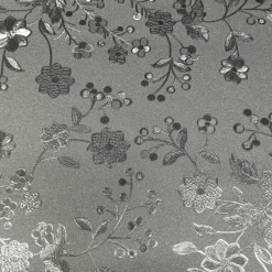 Milano Abwaschbarer Tischbelag Sakura silber B: ca. 140 cm