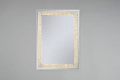 Mirrors & More LED-Spiegel Hermine glasklar B/H: ca. 50x70 cm