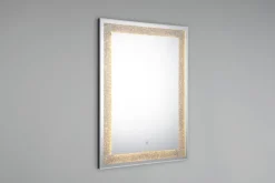 Mirrors & More LED-Spiegel Hermine glasklar B/H: ca. 50x70 cm