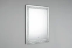 Mirrors & More LED-Spiegel Hermine glasklar B/H: ca. 50x70 cm