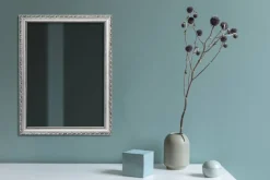 Mirrors & More Rahmenspiegel Loreley silber Optik B/H: ca. 34x45 cm