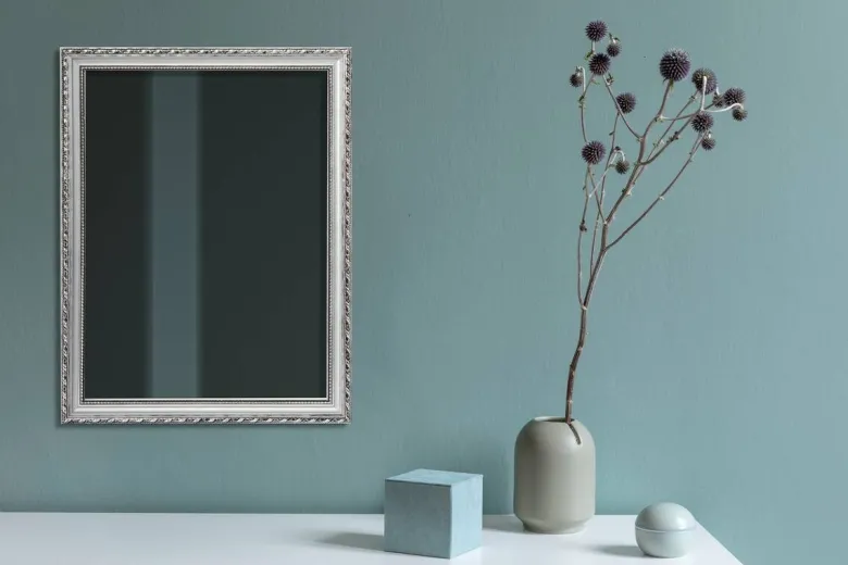 Mirrors & More Rahmenspiegel Loreley silber Optik B/H: ca. 34x45 cm