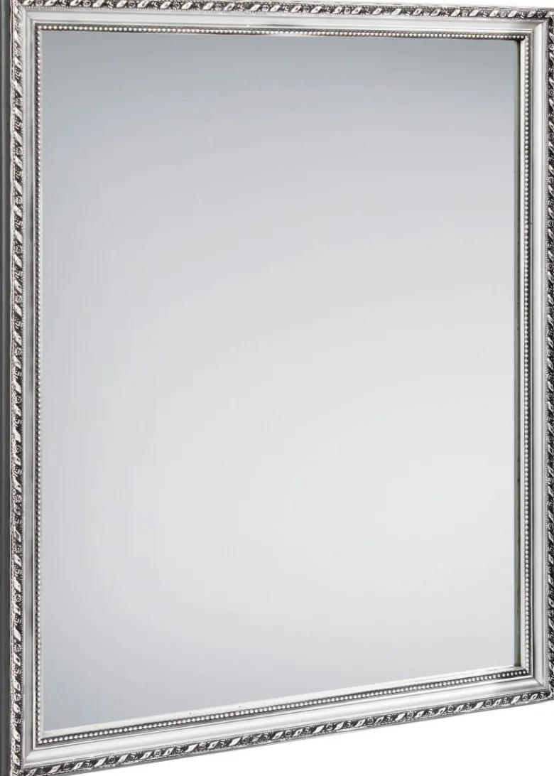 Mirrors & More Rahmenspiegel Loreley silber Optik B/H: ca. 34x45 cm