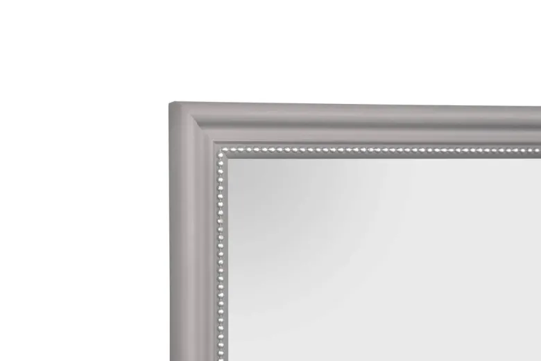 Mirrors & More Rahmenspiegel Nadine grau silber Optik B/H: ca. 34x125 cm