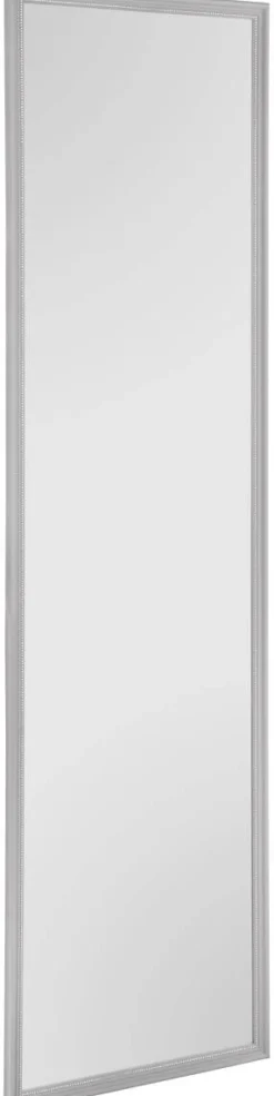 Mirrors & More Rahmenspiegel Nadine grau silber Optik B/H: ca. 34x125 cm