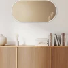 Mirrors & More Rahmenspiegel sand Sand B/H: ca. 40x80 cm