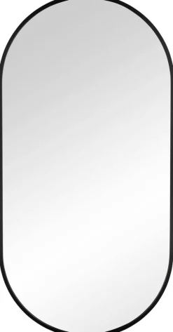 Mirrors & More Rahmenspiegel schwarz perlschwarz B/H: ca. 40x80 cm