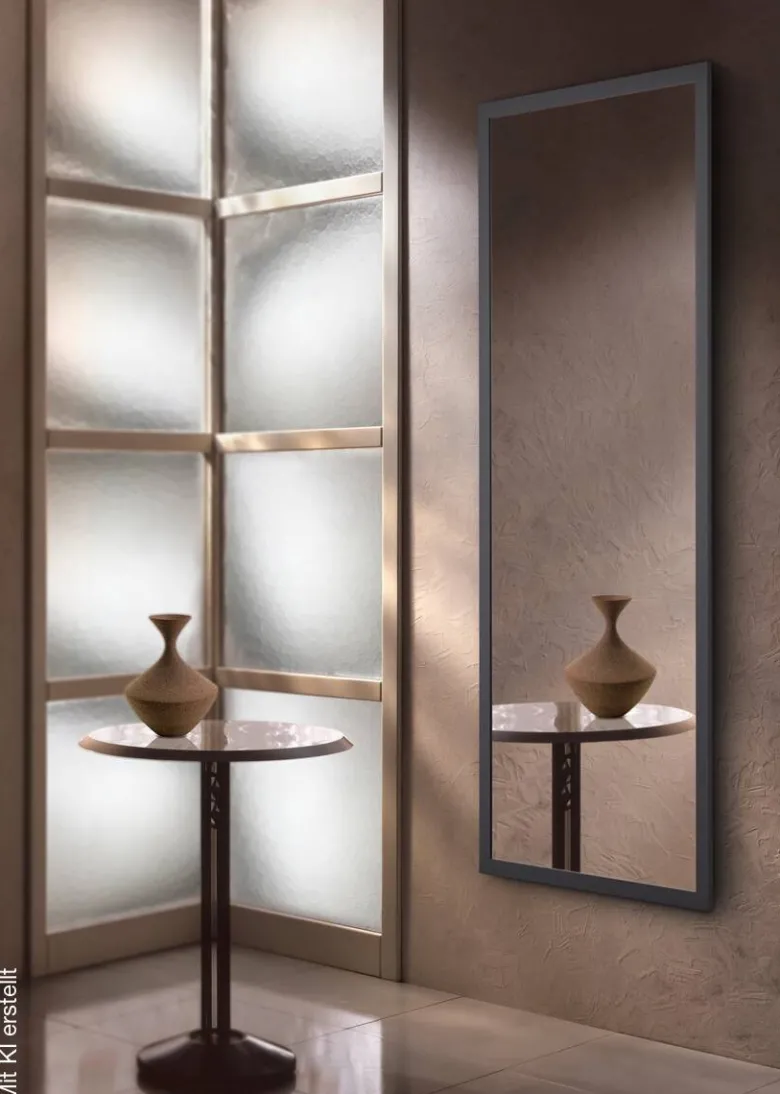 Mirrors & More Rahmenspiegel Thea anthrazit B/H: ca. 66x166 cm