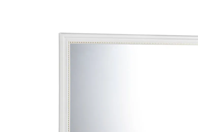 Mirrors & More Rahmenspiegel weiß perlweiß B/H: ca. 34x45 cm