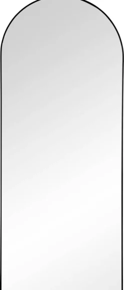 Mirrors & More Standspiegel Britt schwarz Metall B/H/T: ca. 70x170x4 cm