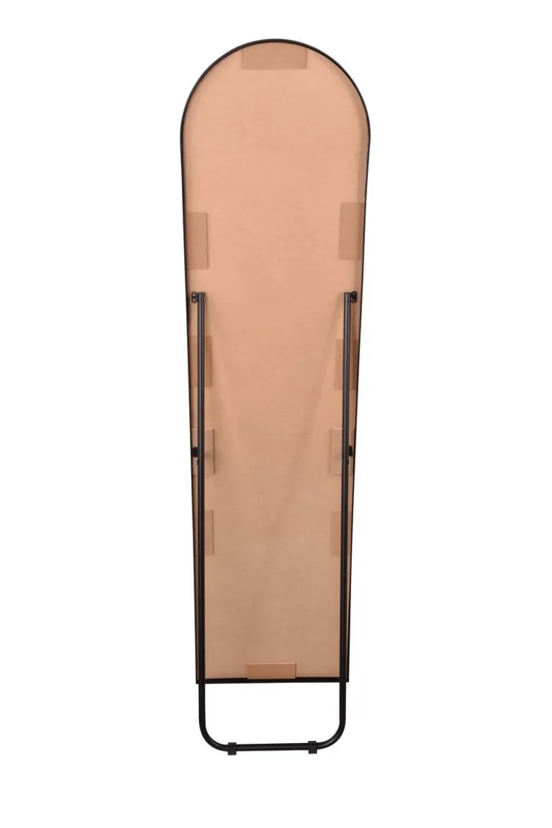 Mirrors & More Standspiegel Britt schwarz Metall B/H/T: ca. 40x160x3 cm