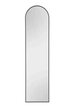 Mirrors & More Standspiegel Britt schwarz Metall B/H/T: ca. 40x160x3 cm