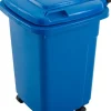 Mülleimer blau