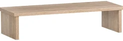 Monitoraufsatz Niels Eiche Wildeiche Nachbildung B/H/T: ca. 55x12,7x20 cm