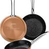 Monix Pfannenset Copper Kupfer Aluminium 3 tlg.