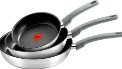 Monix Pfannenset Elite silber Edelstahl 3 tlg.